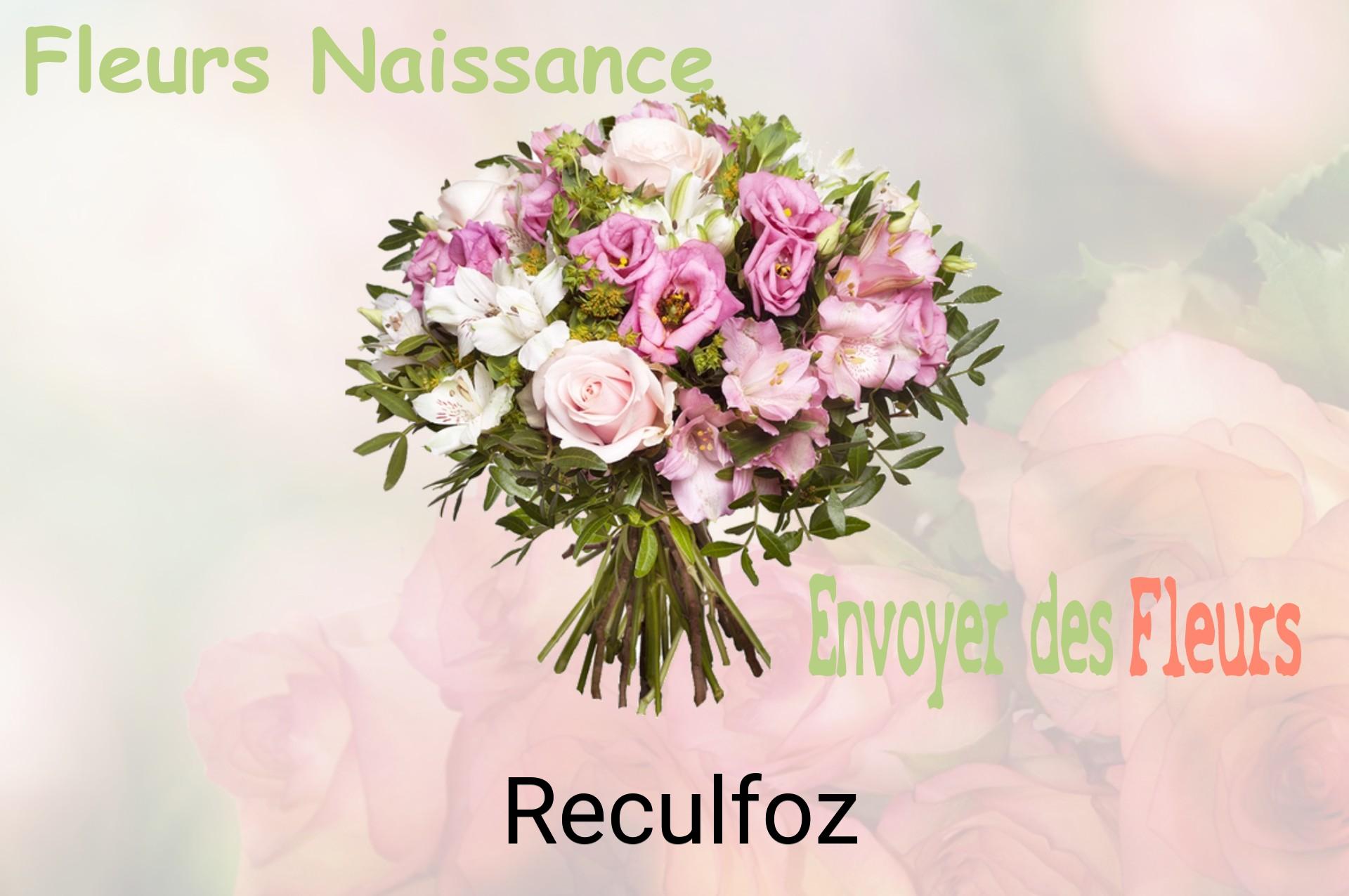 Bouquet de fleurs de naissance livré à Reculfoz